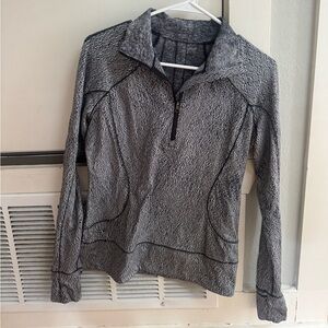 Black & White Quarter Zip Pullover